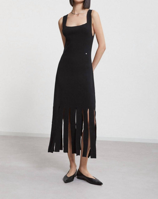 Ottod'Ame - Fitted Fringe Dress