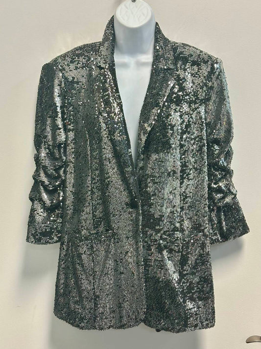 Cinq A Sept - Women's Sequin Single Breasted Blazer