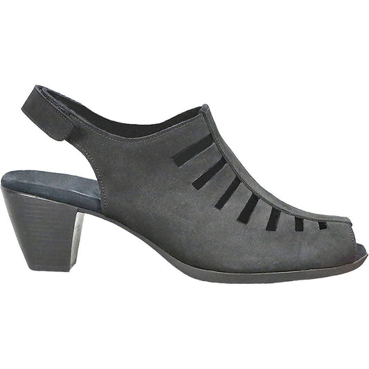 Munro - Women's Abby Nubuck Ankle Strap Heel Sandal