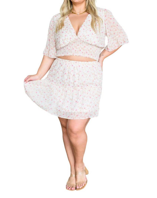 Geegee - City Sweethearts Floral Skirt Set