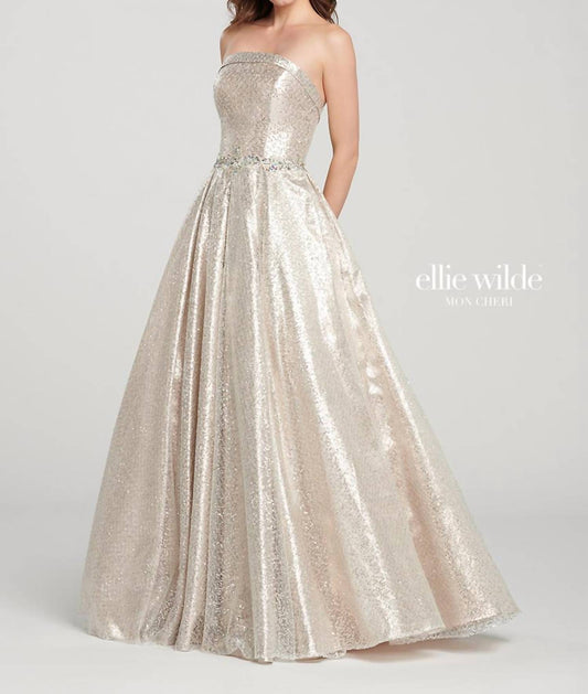 Ellie Wilde - Strapless Ball Gown