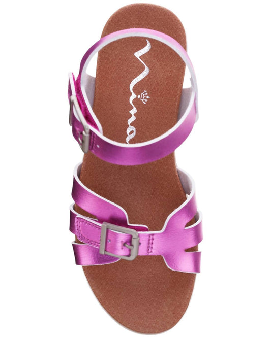 Nina - Girl's Lacey Sandals