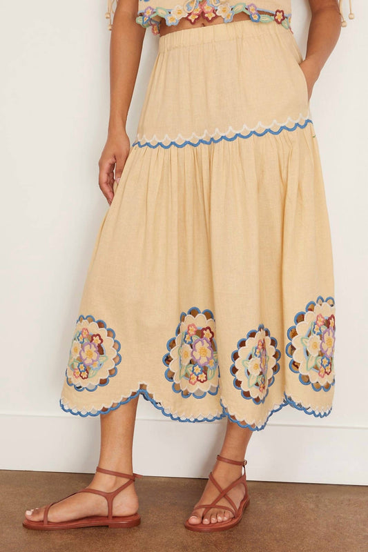 Sea - Melinda Embroidery Skirt