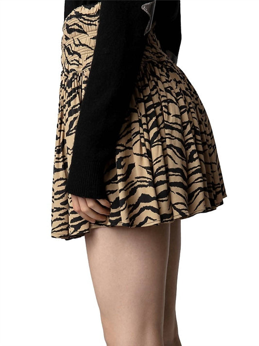 Zadig & Voltaire - JOCKY TIGER MINISKIRT