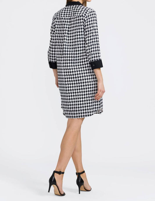 Foxcroft - Women's Sloane Classic Houndstooth Dress