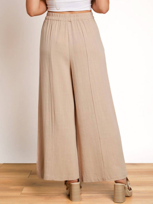 Hyfve - Sienna Linen Blend Wide Leg Pants