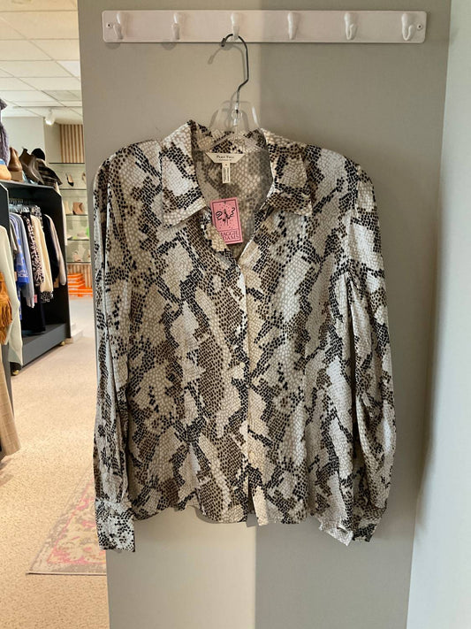 Part Two - Women's Snake Print Blouse