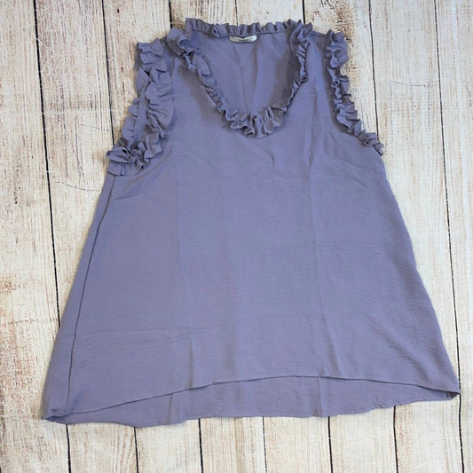 Jodifl - Women's Sleeveless Ruffle Top