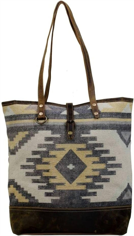Myra Bags - Women's Patchy Tote Bag