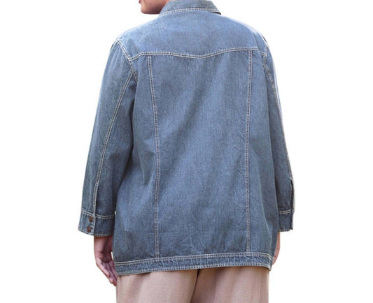 On The Plus Side - Rydel Denim Jacket - Plus Size