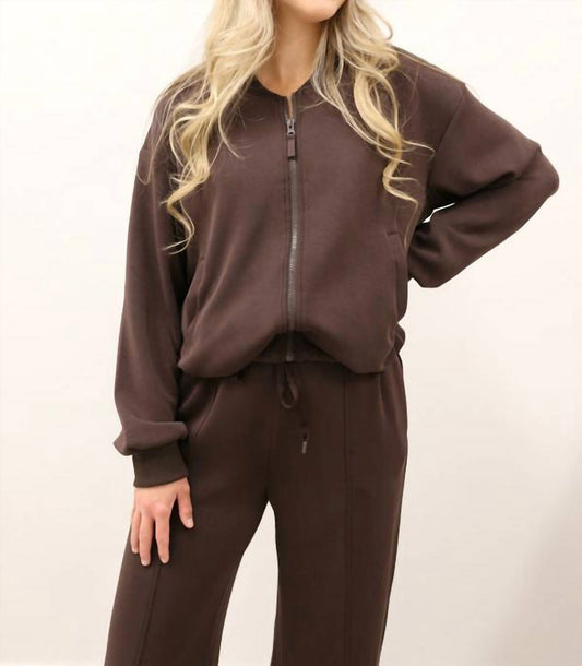 Skies Are Blue - Soft Modal Bomber Jacket