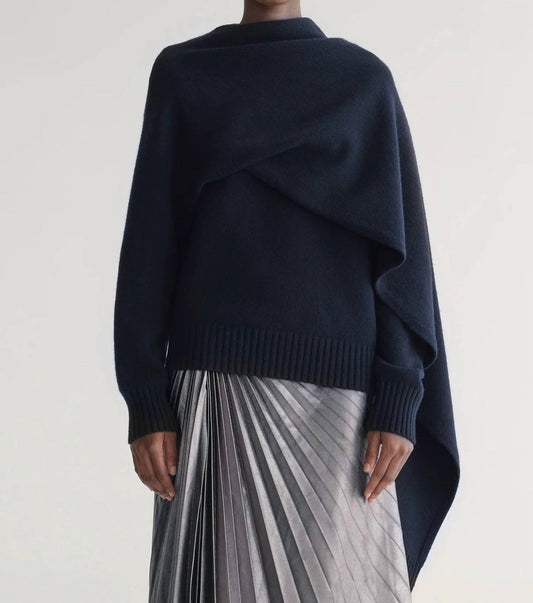 A.L.C. - Davin Draped Wool Sweater