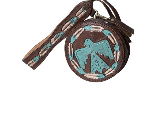American Darling - Women's Canteen Hand Tooled Wristlet