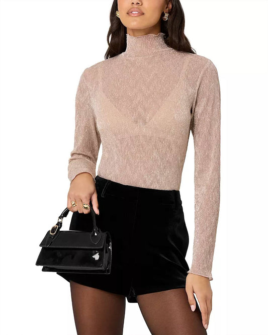 Astr - Kyra Long Sleeve Turtleneck Top