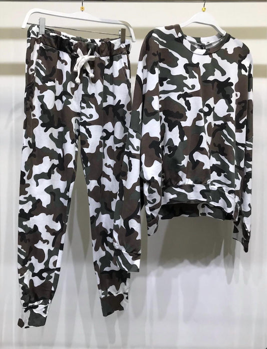 Venti6 - Camo Cuffed Jogger