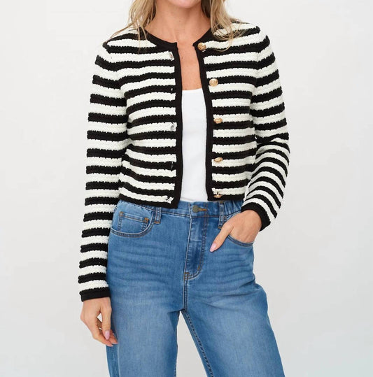 Six/Fifty - Hannah Stripe Cardigan