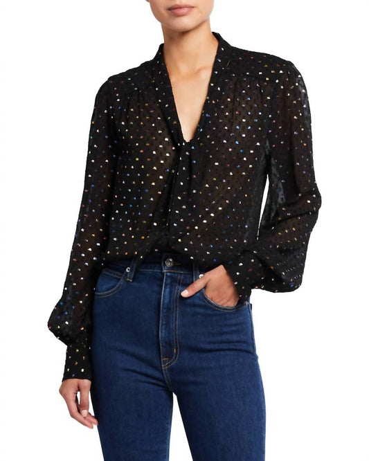 Paige - Women's Cleobelle Long Sleeve Tie Neck Blouse