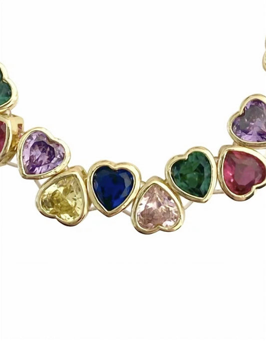 Gemelli - Women's Heart Stretch Bracelet