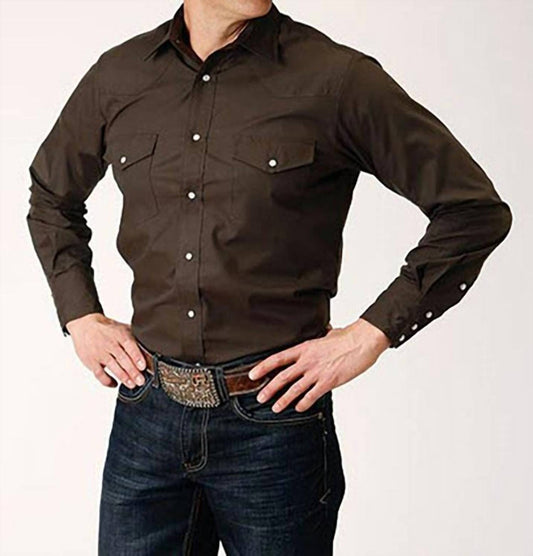 Roper - Men's Classic Solid Western Shirt