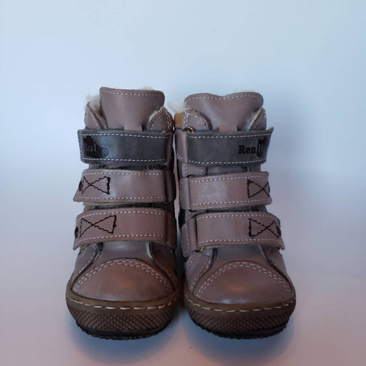 Renbut Shoes - Kid's Velcro Triple Strap Snow Boots