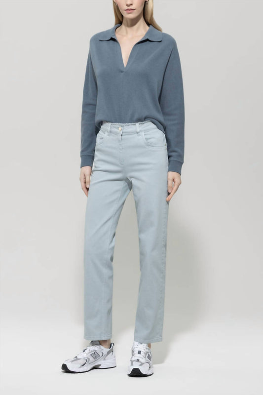 Luisa Cerano - Authentic Straight-leg Denim Jean
