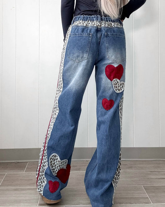 Oli & Hali - Heart And Leo Straight Leg Jean