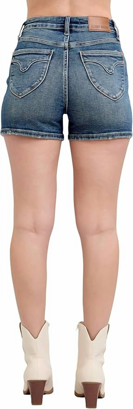 Judy Blue - Celia High Waist Shield Shorts