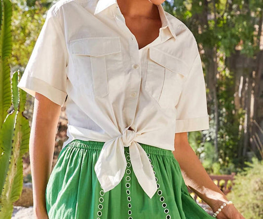 Karen Kane - Tie front top