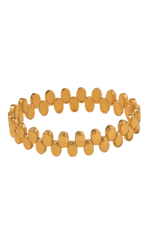 Akalia - Women's Waterproof 18k Plated Dot Round Bracelet