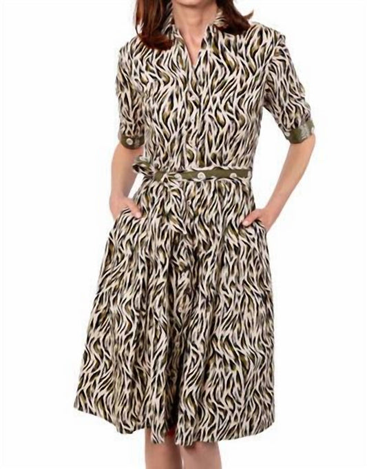 Dizzy-Lizzie - Mrs Maisel Print Dress