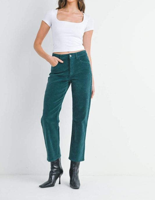 Just Black Denim - Straight Leg Corduroy Pant