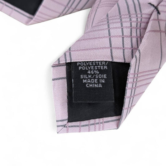 Calvin Klein - Men's Tonal Linear Grid Tie
