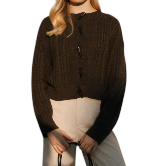 Le Lis - Crew Cable Cardigan