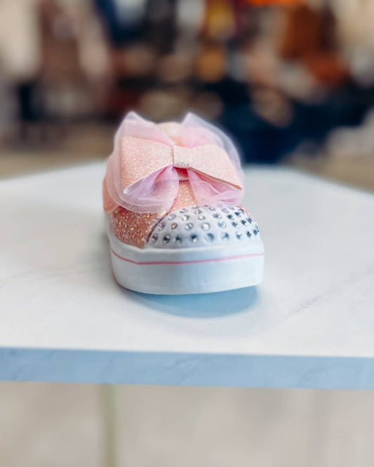 Skechers - Kid's Twinkle Toes Twi-lites Sweetie Bow Sneakers