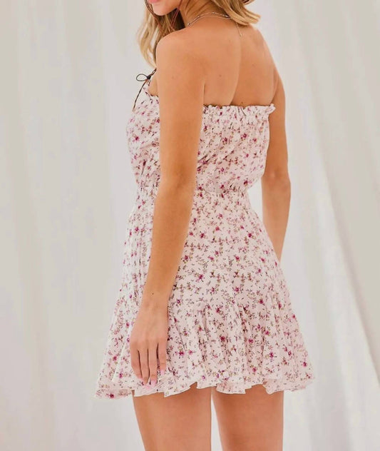 Mainstrip - Georgia Strapless Floral Romper