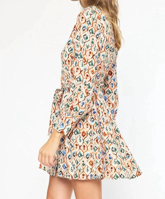 Entro - Print Tie Dress