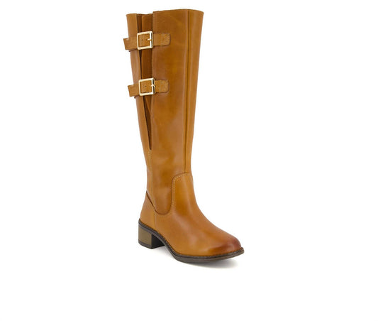 Andrea - Women's Genuine Leather Tall Riding Boots