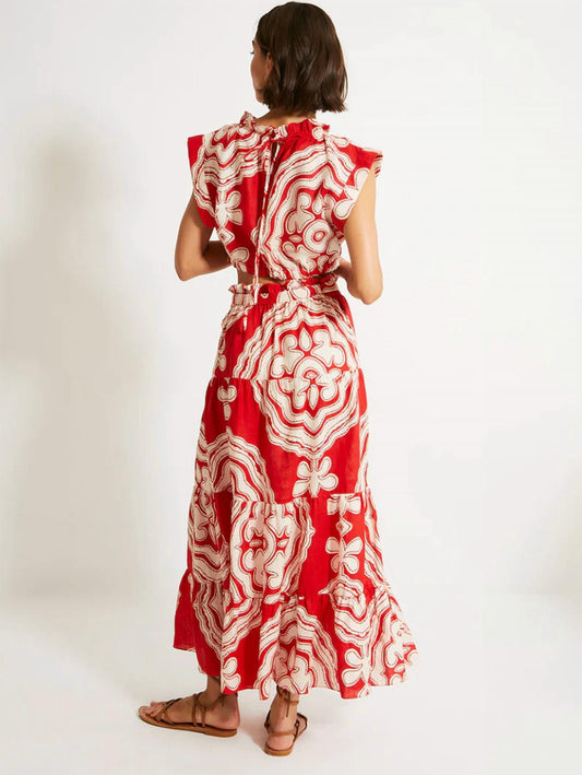 Lemlem - Muna Ruched Crop Top