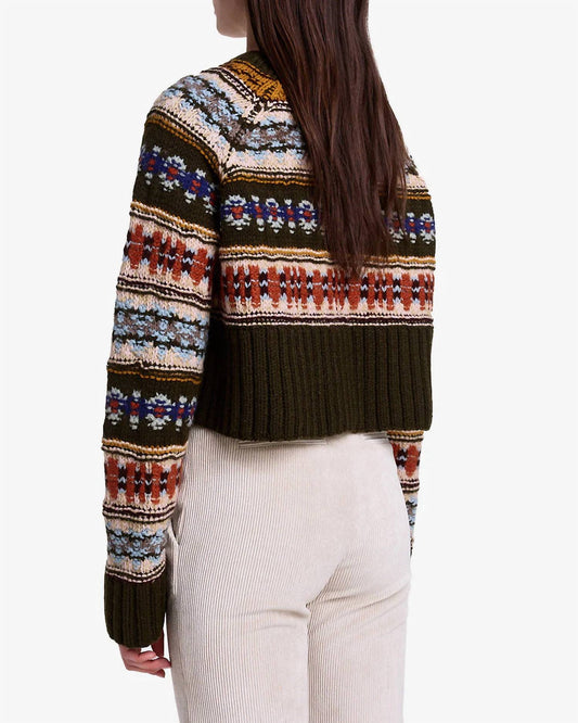 Smythe - Handknit Cropped Crewneck Sweater