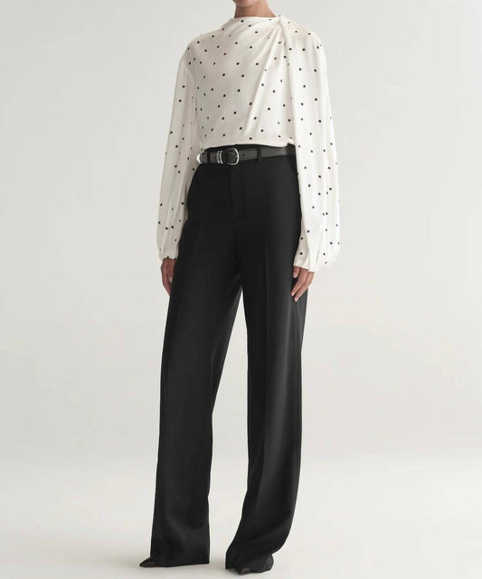 A.L.C. - Blaire Polka Dot Satin Top