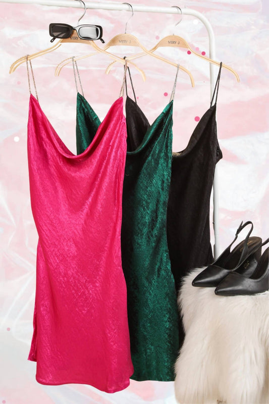 Hyfve - Women's Metallic Holiday Mini Dress