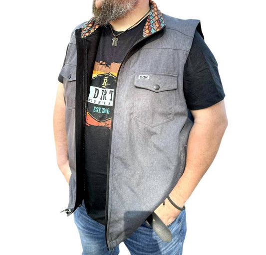 Red Dirt Hat Company - Men's Zip Up Vest