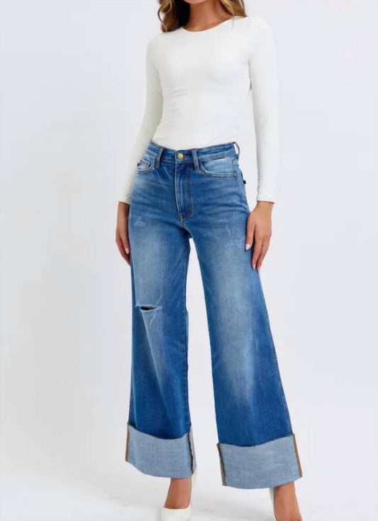 Judy Blue - Big Cuff OMG Jean