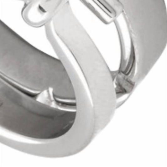 Salvatore Ferragamo - Womens' Palladium Scarf Ring