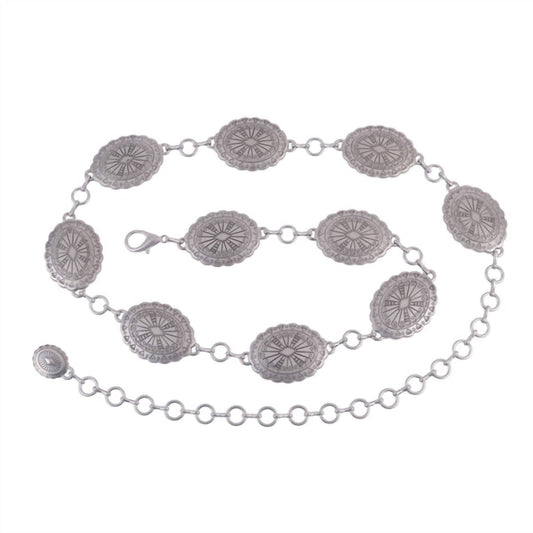 Most Wanted - Floral Concho Belt