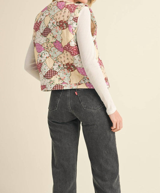 &Merci - Women's Patchwork Vest