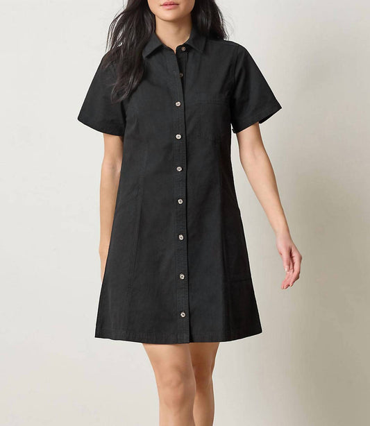 Lilla P - Twill Paneled Shirt Dress