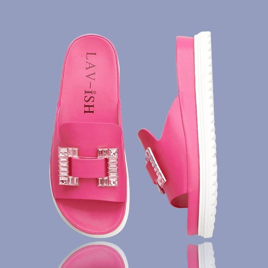 Lav-Ish - Women's Chic Ornament Slides