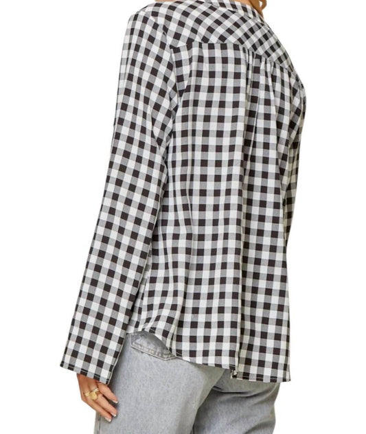 Andree By Unit - Who We Are Gingham Top