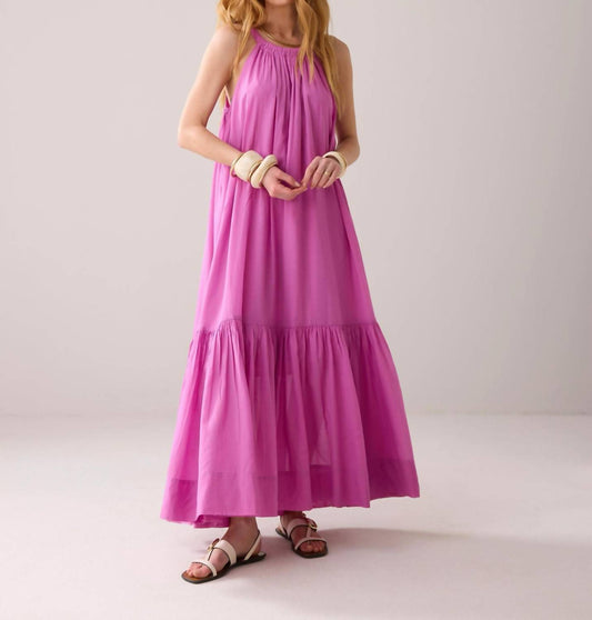 Summum - linen halter dress